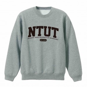NTUT經典款美式大學T_灰